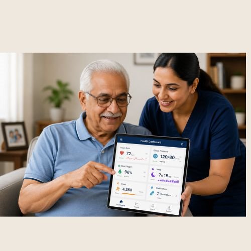 Health Dashboard for Elder Care in Delhi