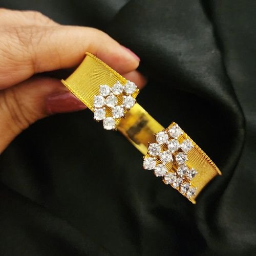 Open Crystal Edge Bracelet