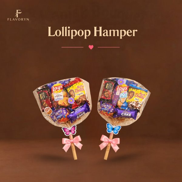 Flavoryn Lollipop Hamper | Kanya Pujan Navratri Return Gift | Pack of 10 | Kids Return Gift