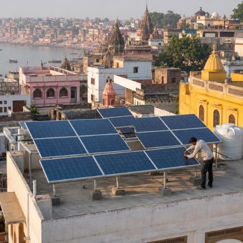 Residential Rooftop Solar Installation in Varanasi Homes and Apartments