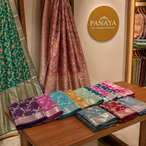 Pure Silk Designer Banarasi Saree in Varanasi