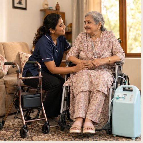Medical Equipment Support for Elderly in Delhi