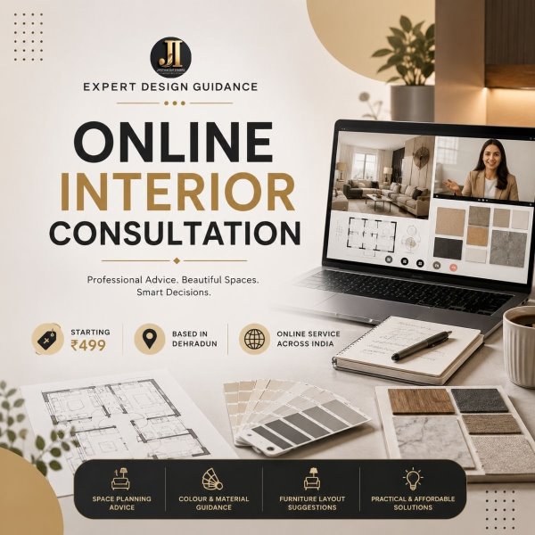 Online Interior Design Consultation in Dehradun | Affordable Design Guidance
